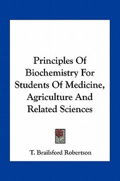 portada principles of biochemistry for students of medicine, agriculture and related sciences (en Inglés)