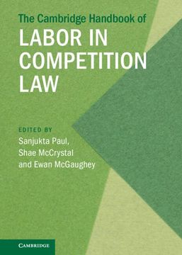 portada The Cambridge Handbook of Labor in Competition law (Cambridge law Handbooks) (en Inglés)