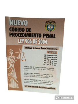 portada NUEVO CÓDIGO DE PROCEDIMIENTO PENAL LEY 906 DE 2004 (in Spanish)