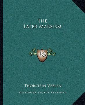 portada the later marxism (en Inglés)