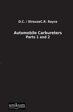 portada Automobile Carbureters (en Alemán)