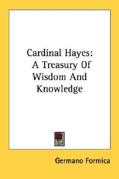 portada cardinal hayes: a treasury of wisdom and knowledge (en Inglés)