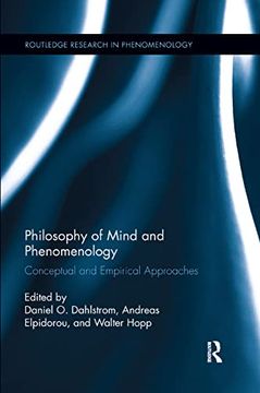 portada Philosophy of Mind and Phenomenology: Conceptual and Empirical Approaches (Routledge Research in Phenomenology) (in English)