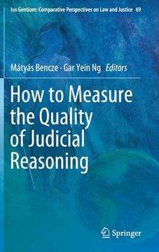 portada How to Measure the Quality of Judicial Reasoning (in English)