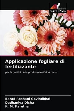portada Applicazione fogliare di fertilizzante (en Italiano)