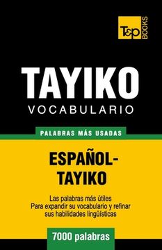 portada Vocabulario español-tayiko - 7000 palabras más usadas (in Spanish)