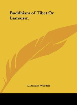 portada buddhism of tibet or lamaism (en Inglés)