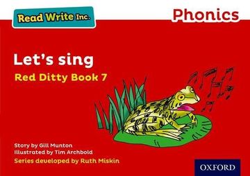 Libro Read Write Inc. Phonics: Red Ditty Book 7 Let's Sing (Read Write ...