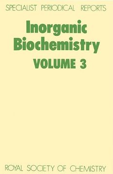 portada Inorganic Biochemistry: Volume 3 (en Inglés)