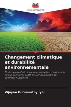 portada Changement climatique et durabilité environnementale