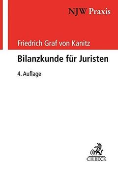 portada Bilanzkunde für Juristen (Njw-Praxis, Band 73) (en Alemán)