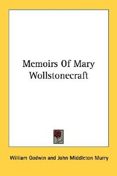portada memoirs of mary wollstonecraft (en Inglés)