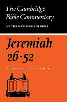 portada Cambridge Bible Commentaries: Old Testament 32 Volume Set: The Book of the Prophet Jeremiah, Chapters 26-52 (Cambridge Bible Commentaries on the old Testament) (en Inglés)