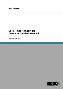 portada Social Impact Theory  als Computersimulationmodell (German Edition)