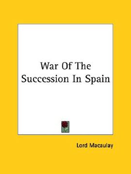 portada war of the succession in spain (in English)