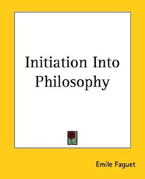 portada initiation into philosophy (en Inglés)