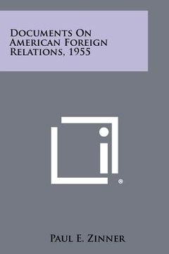 portada documents on american foreign relations, 1955 (in English)