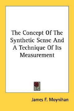portada the concept of the synthetic sense and a technique of its measurement