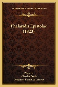 portada Phalaridis Epistolae (1823) (en Latin)