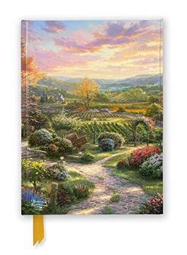 portada Thomas Kinkade Studios: Wine Country Living (Foiled Journal) (Flame Tree Notebooks) (in English)