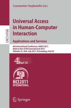 portada universal access in human-computer interaction: applications and services: 6th international conference, uahci 2011, held as part of hci international