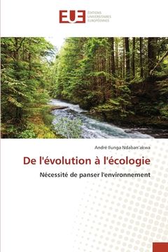 portada De l'évolution à l'écologie (en Francés)