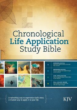 portada Chronological Life Application Study Bible KJV (en Inglés)
