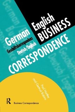 portada German/English Business Correspondence: Geschaftskorrespondenz Deutsch/Englisch (Languages for Business)