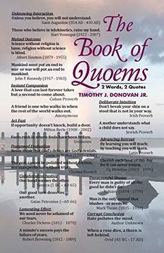 portada The Book of Quoems: 2 Words, 2 Quotes (en Inglés)