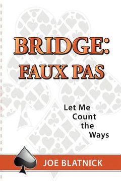 portada bridge: faux pas: let me count the ways (en Inglés)
