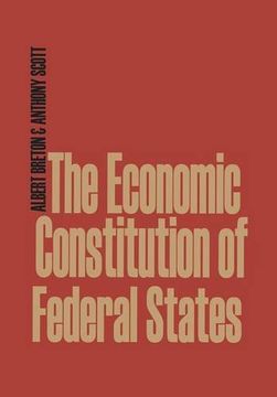 portada The Economic Constitution of Federal States (Heritage) (en Inglés)