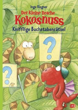 portada Der Kleine Drache Kokosnuss - Knifflige Buchstabenrätsel: Kinderbeschäftigung ab 6 Jahre