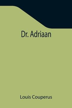 portada Dr. Adriaan (in English)