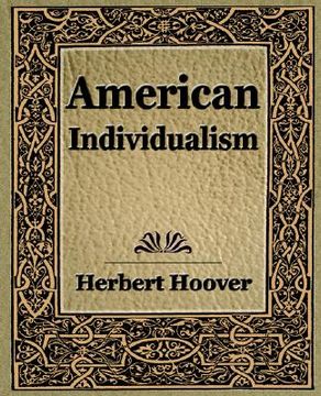 portada american individualism (1922) (en Inglés)
