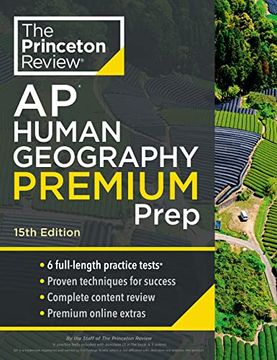 portada Princeton Review AP Human Geography Premium Prep, 15th Edition: 6 Practice Tests + Complete Content Review + Strategies & Techniques (in English)