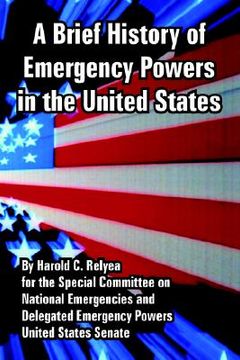portada a brief history of emergency powers in the united states (in English)