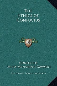 portada the ethics of confucius (en Inglés)