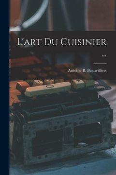 portada L'art Du Cuisinier ... (in French)