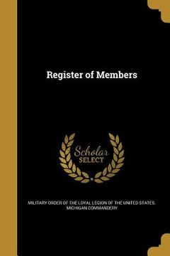 portada Register of Members (en Inglés)