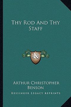 portada thy rod and thy staff (en Inglés)