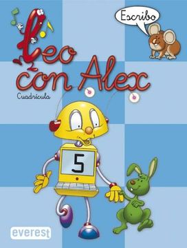 portada Leo Con Álex 5. Escribo. Cuadrícula (Leo con Alex) (in Spanish)