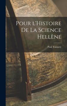 portada Pour l'Histoire de la Science Hellène (in French)