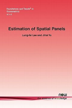 portada estimation of spatial panels (en Inglés)