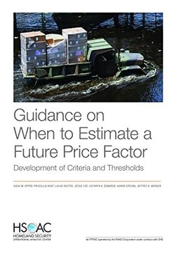 portada Guidance on When to Estimate a Future Price Factor: Development of Criteria and Thresholds (in English)