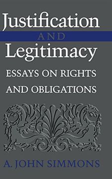 portada Justification and Legitimacy: Essays on Rights and Obligations (en Inglés)