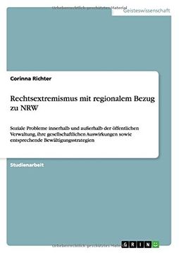 portada Rechtsextremismus mit regionalem Bezug zu NRW (German Edition)