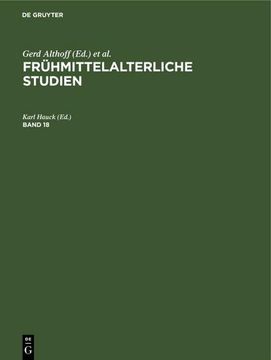 portada Frühmittelalterliche Studien. Band 18 