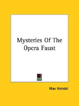 portada mysteries of the opera faust (en Inglés)