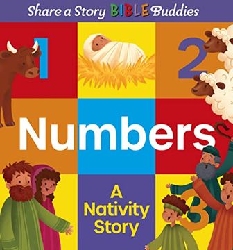 portada Share a Story Bible Buddies Numbers: A Nativity Story (en Inglés)