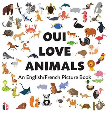 portada Oui Love Animals: An English (en Inglés)